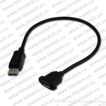 Panel Mount Dp Cable Male to Female (CBL-DPM-DPM-NXXXX)